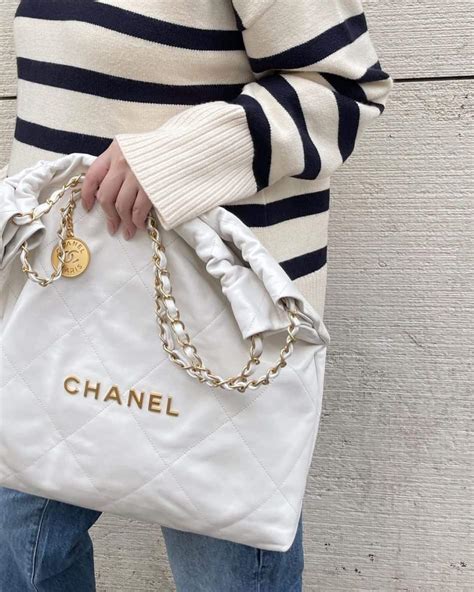 chanel football bag|chanel bag 22 price.